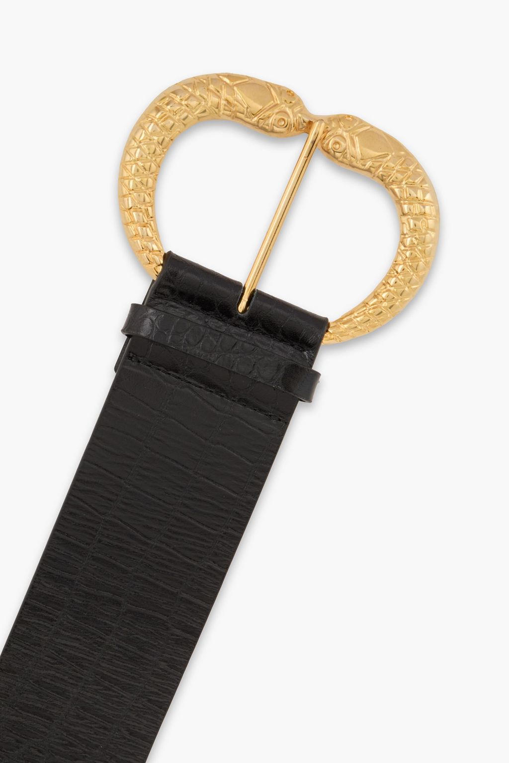 CLAUDIE PIERLOT Croc-effect leather belt