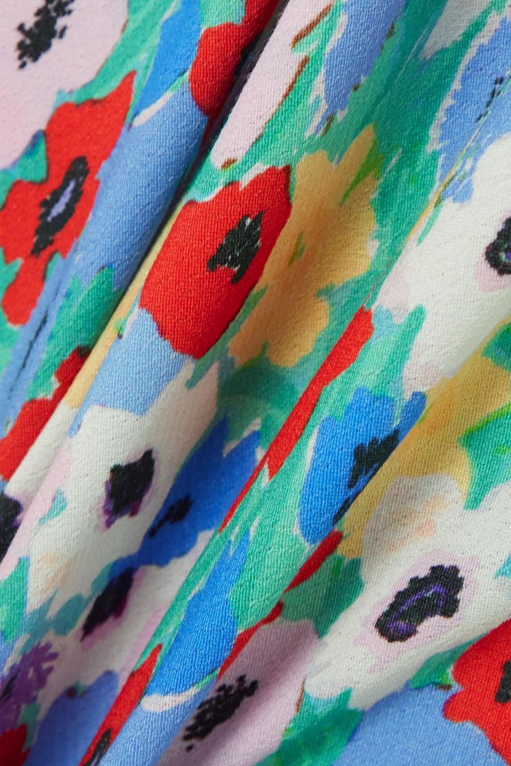 RIXO Zadie floral-print woven midi dress