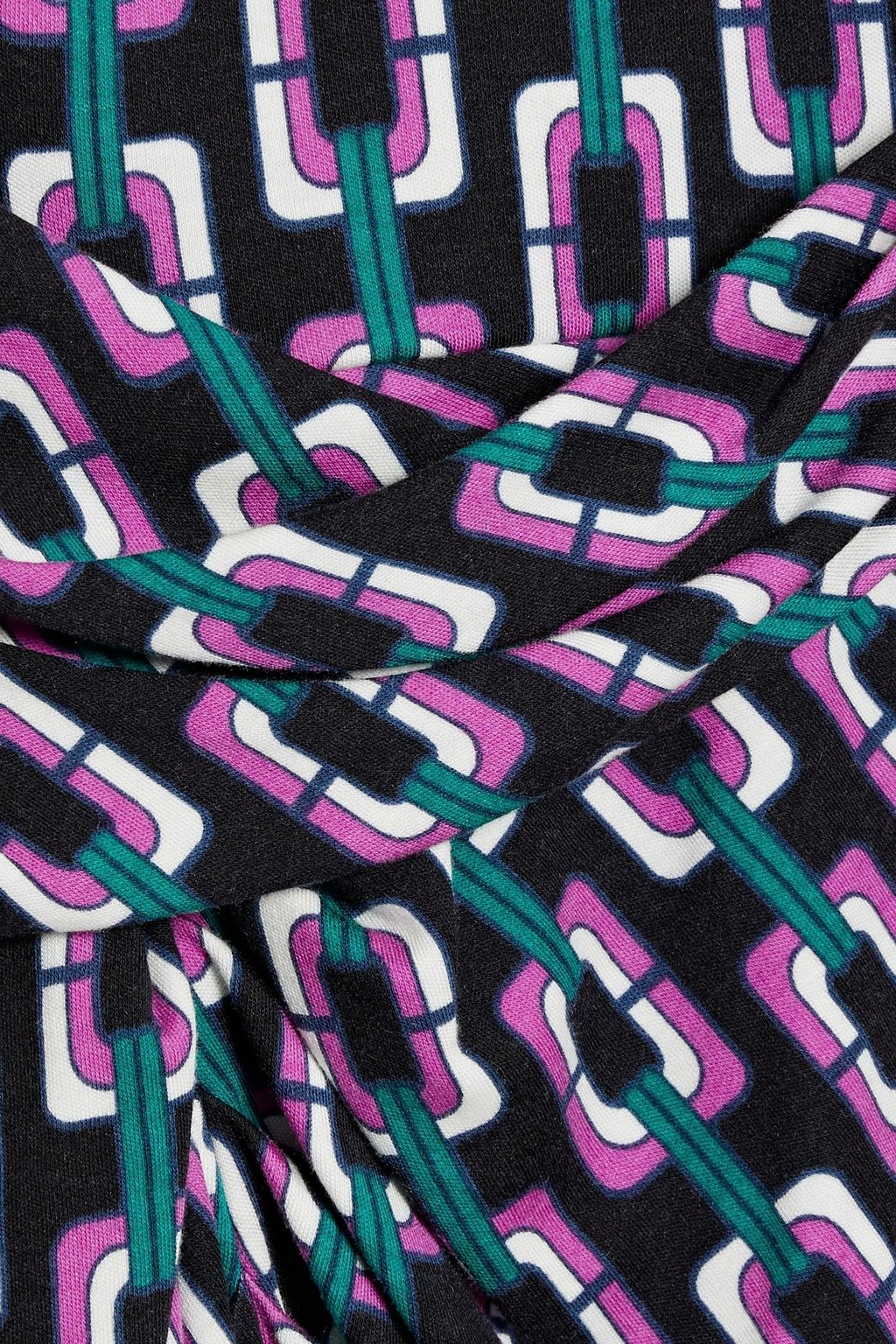 DIANE VON FURSTENBERG Timmy printed Lyocell and wool-blend midi dress