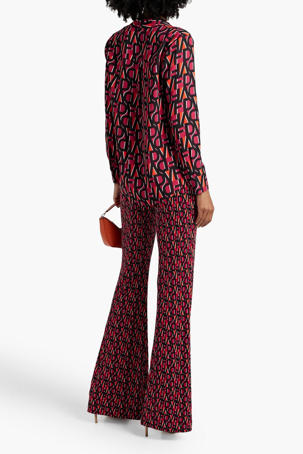 DIANE VON FURSTENBERG Sanorah printed crepe top