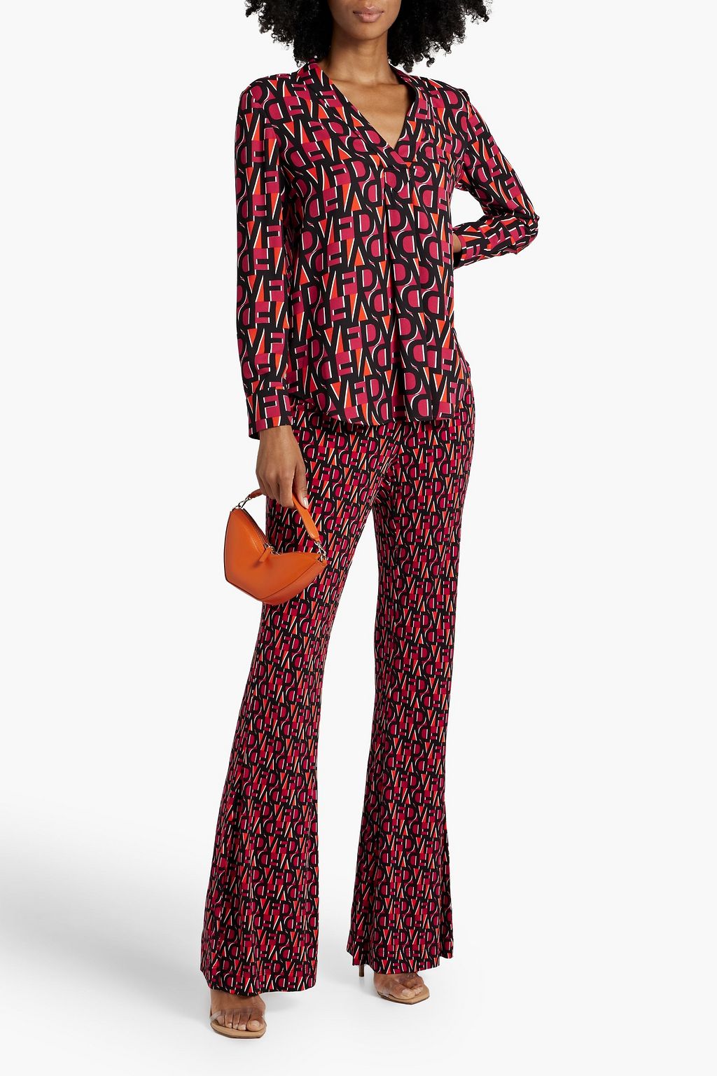 DIANE VON FURSTENBERG Sanorah printed crepe top