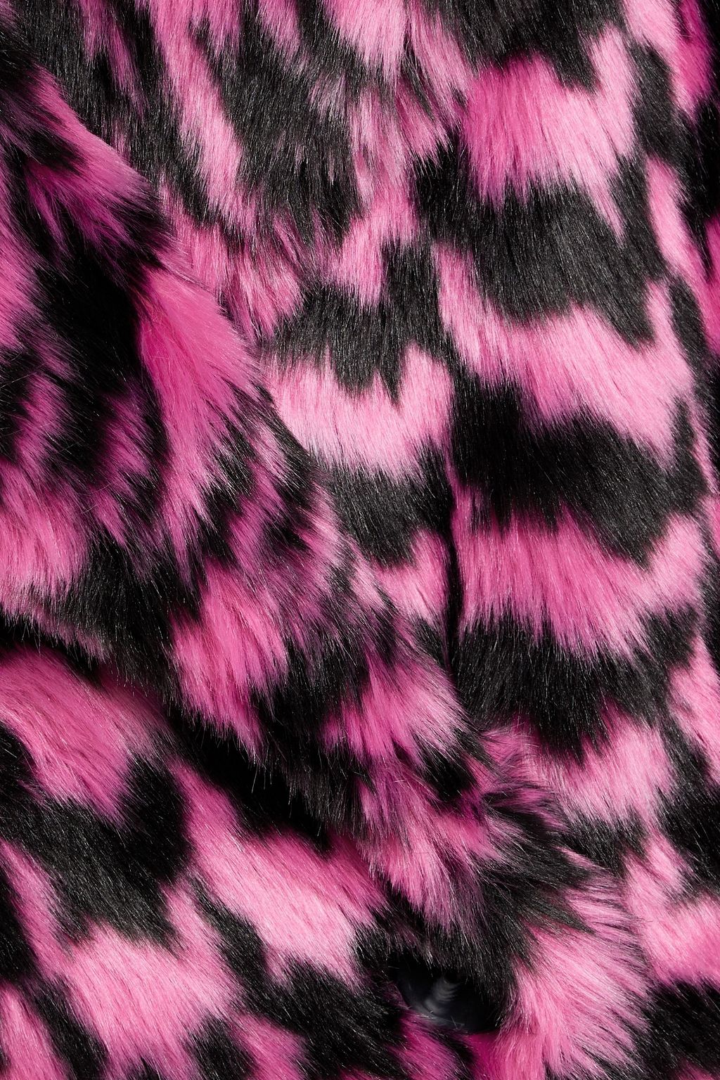 DIANE VON FURSTENBERG Arwen double-breasted printed faux fur coat