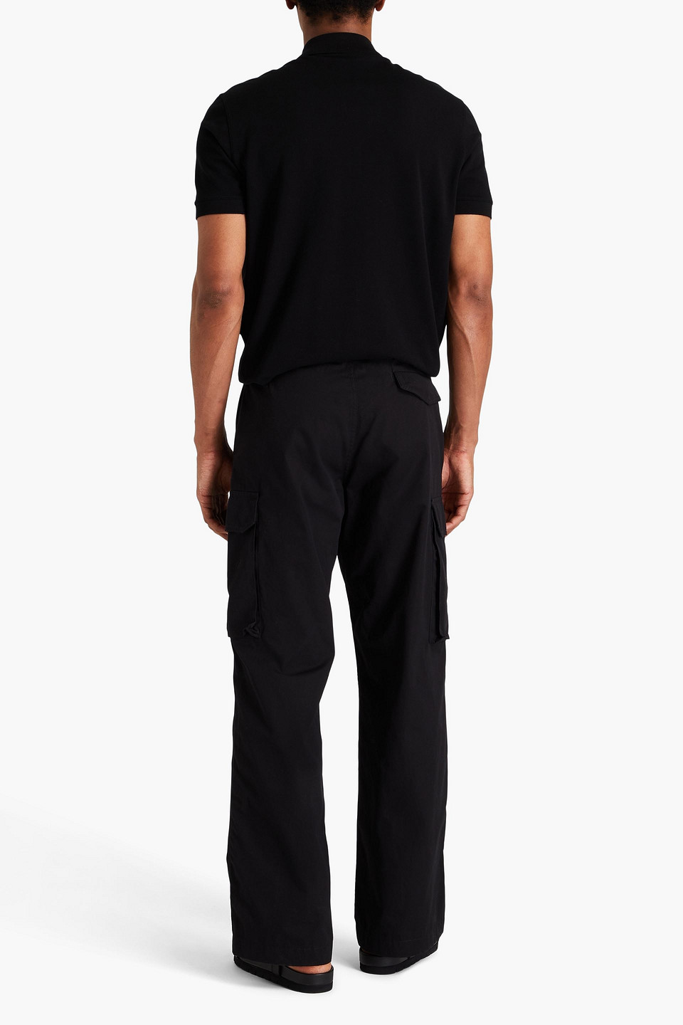  Sandro - Cargohose Aus Baumwoll-canvas - Schwarz - Fr 40 