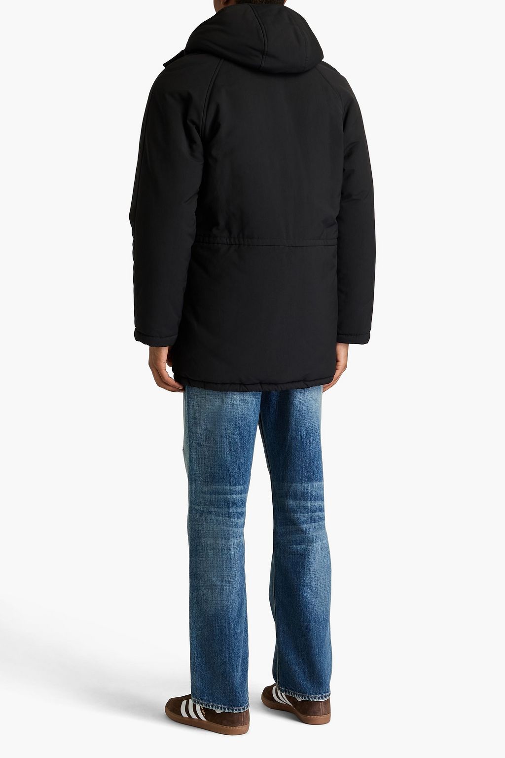 SANDRO Shell hooded parka