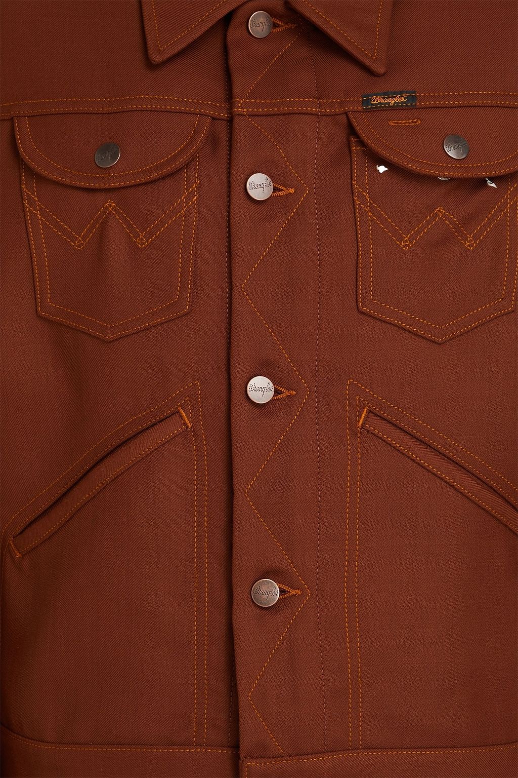 SANDRO X WRANGLER جاكيت من التويل