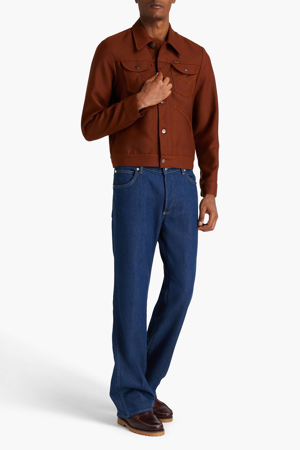 SANDRO X WRANGLER جاكيت من التويل