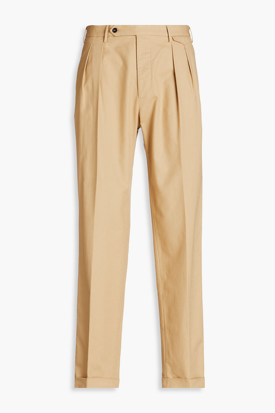 Slowear Incotex Cotton-blend Chinos In Sand