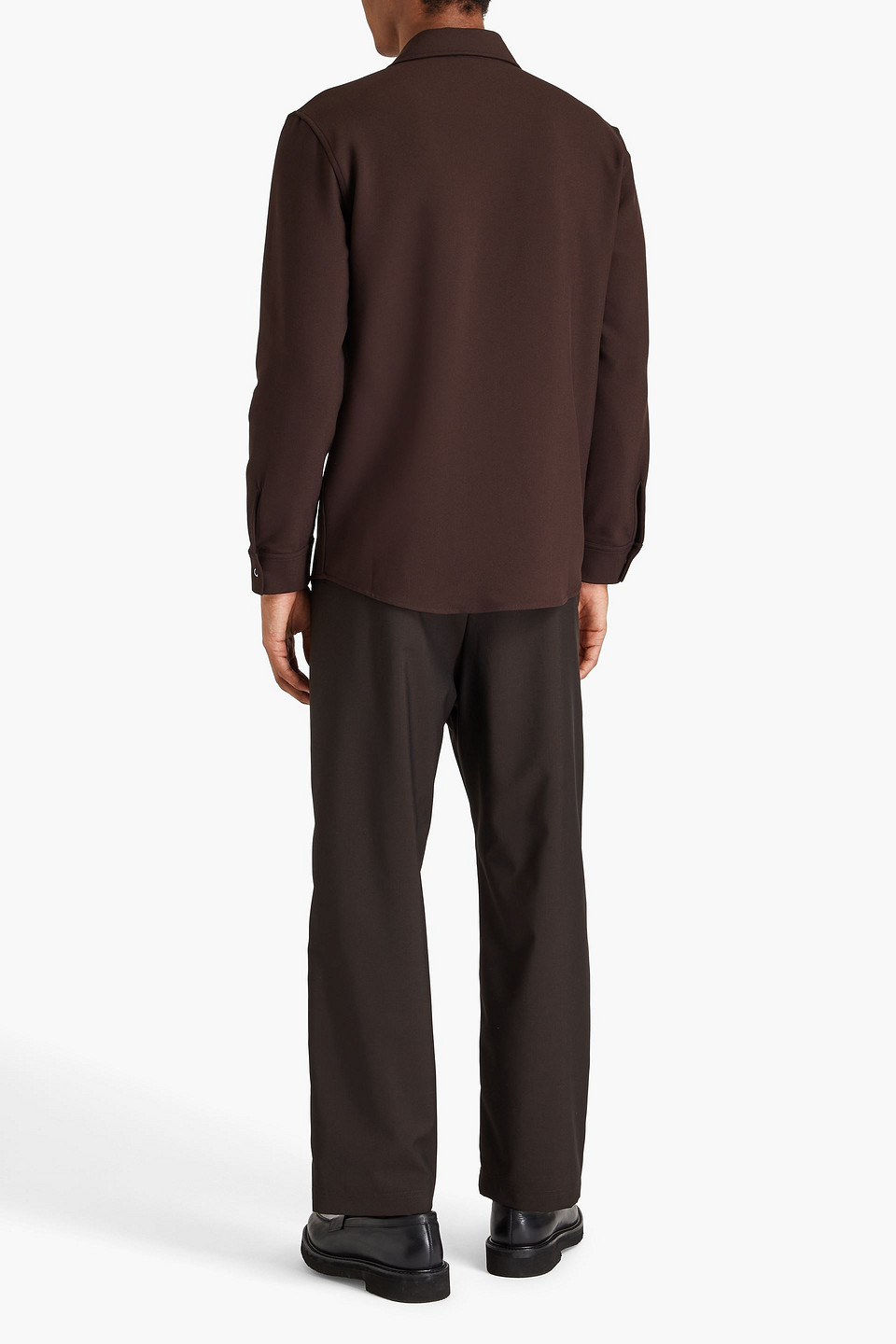  Sandro - Hemd Aus Crêpe - Braun - Xs 