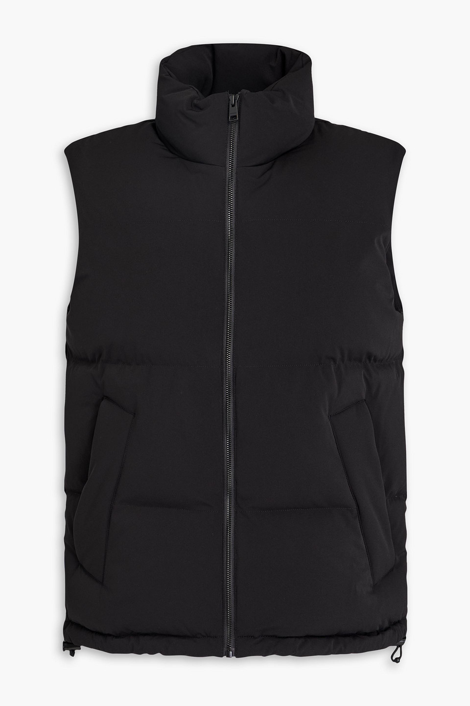 Sandro Sleeveless Technical Puffer Vest In Black