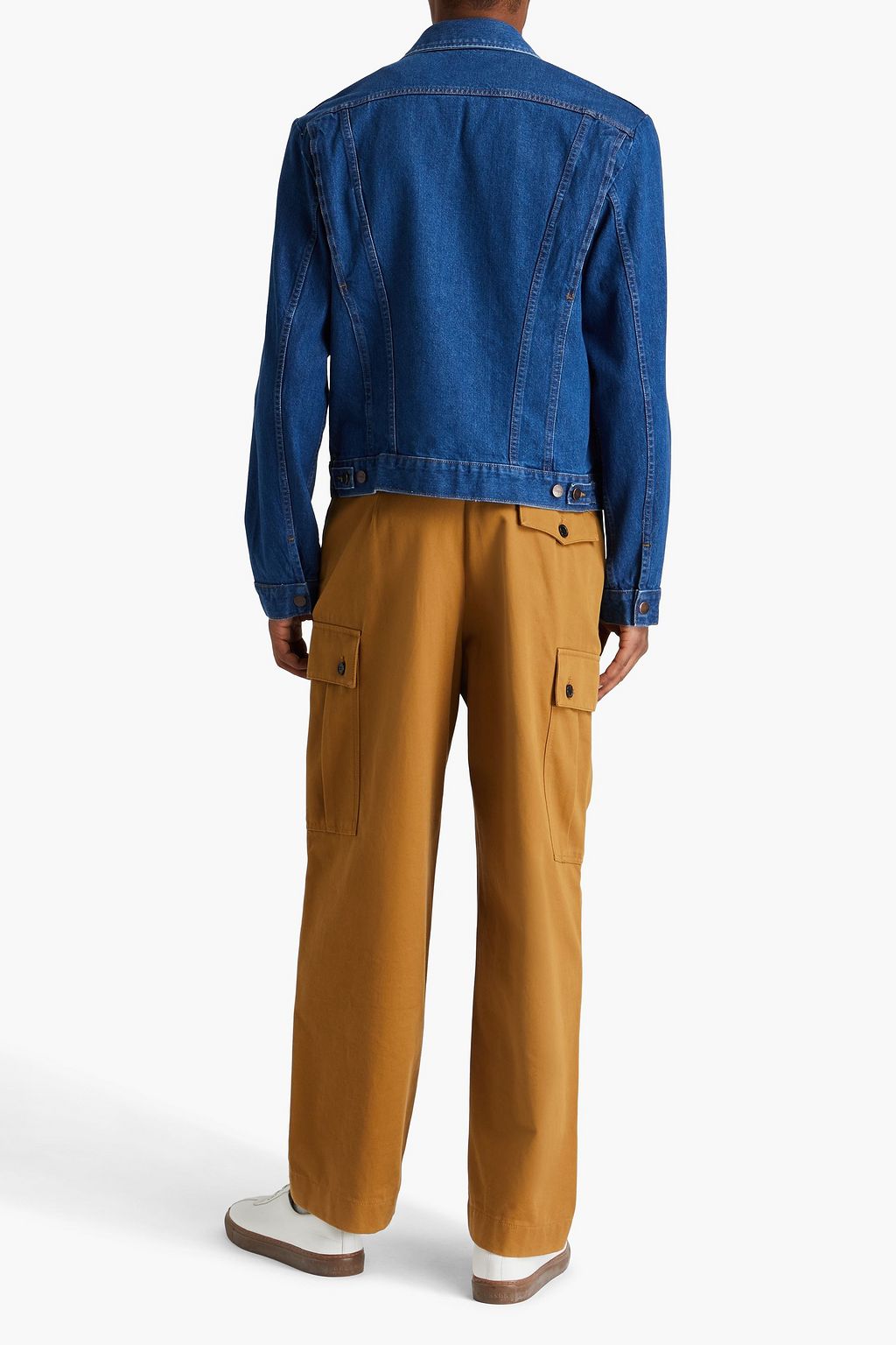 SANDRO X WRANGLER جاكيت من الدنيم