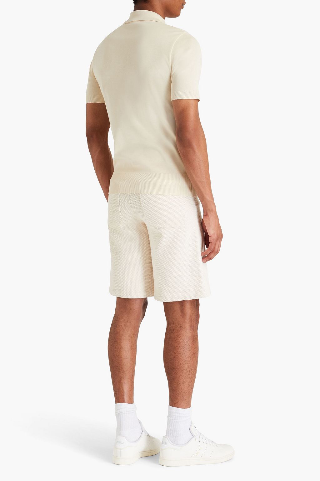 SANDRO Cotton polo shirt