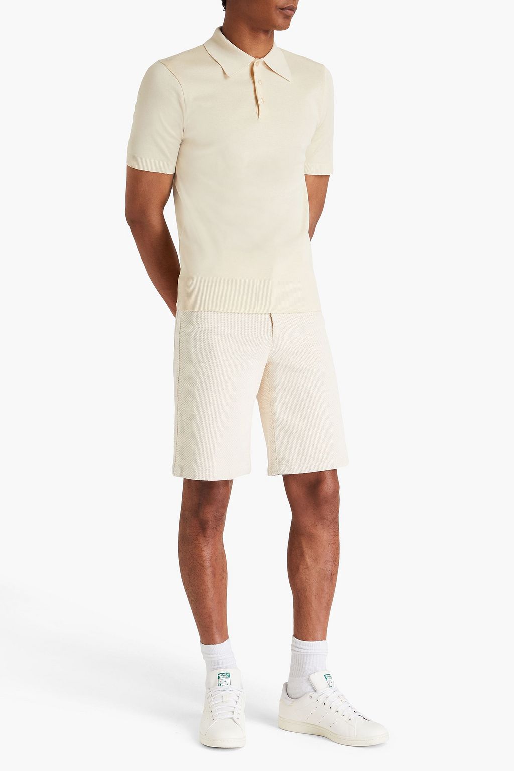SANDRO Cotton polo shirt