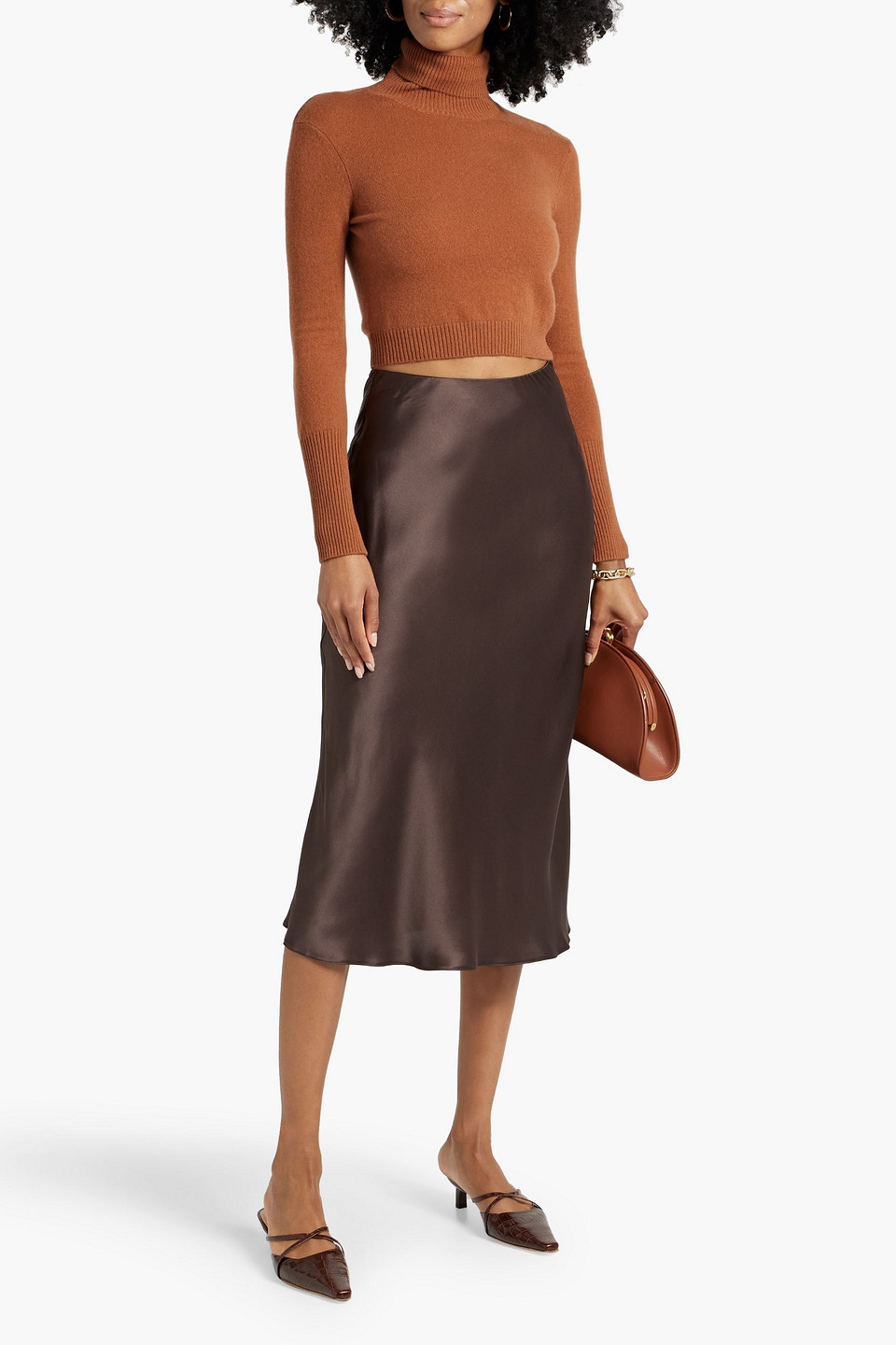 NAADAM CROPPED CASHMERE TURTLENECK SWEATER