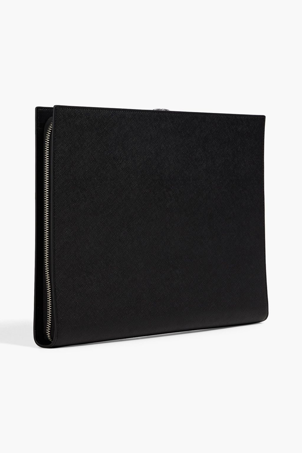 SANDRO Faux textured leather pouch
