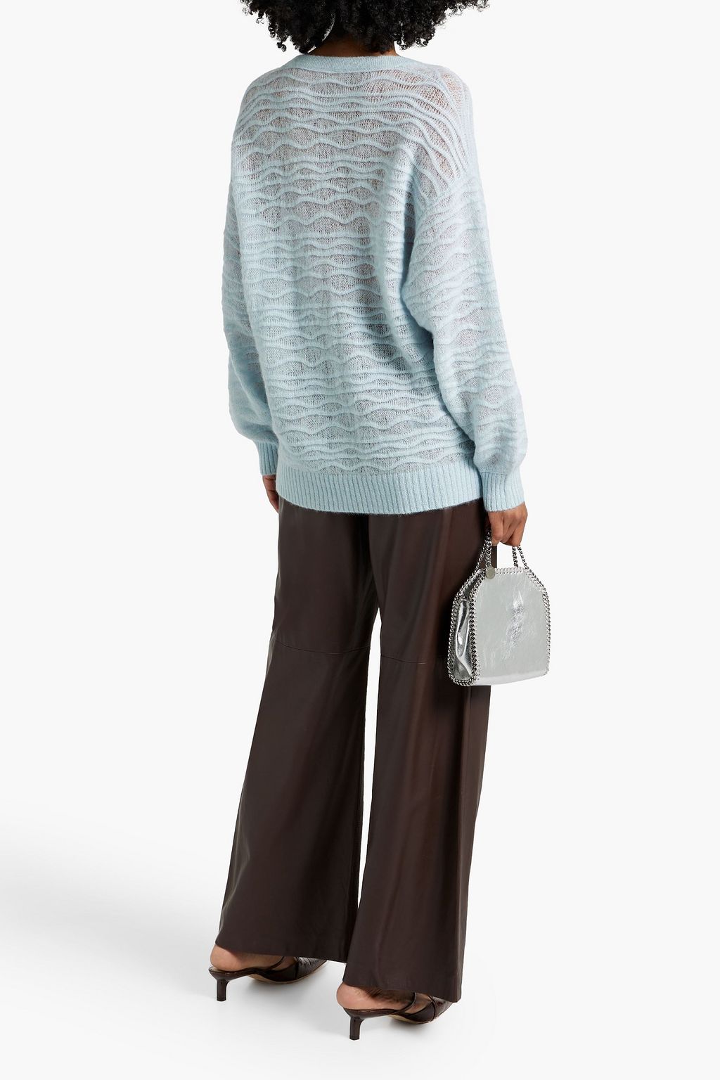 NAADAM Crochet-knit alpaca-blend cardigan