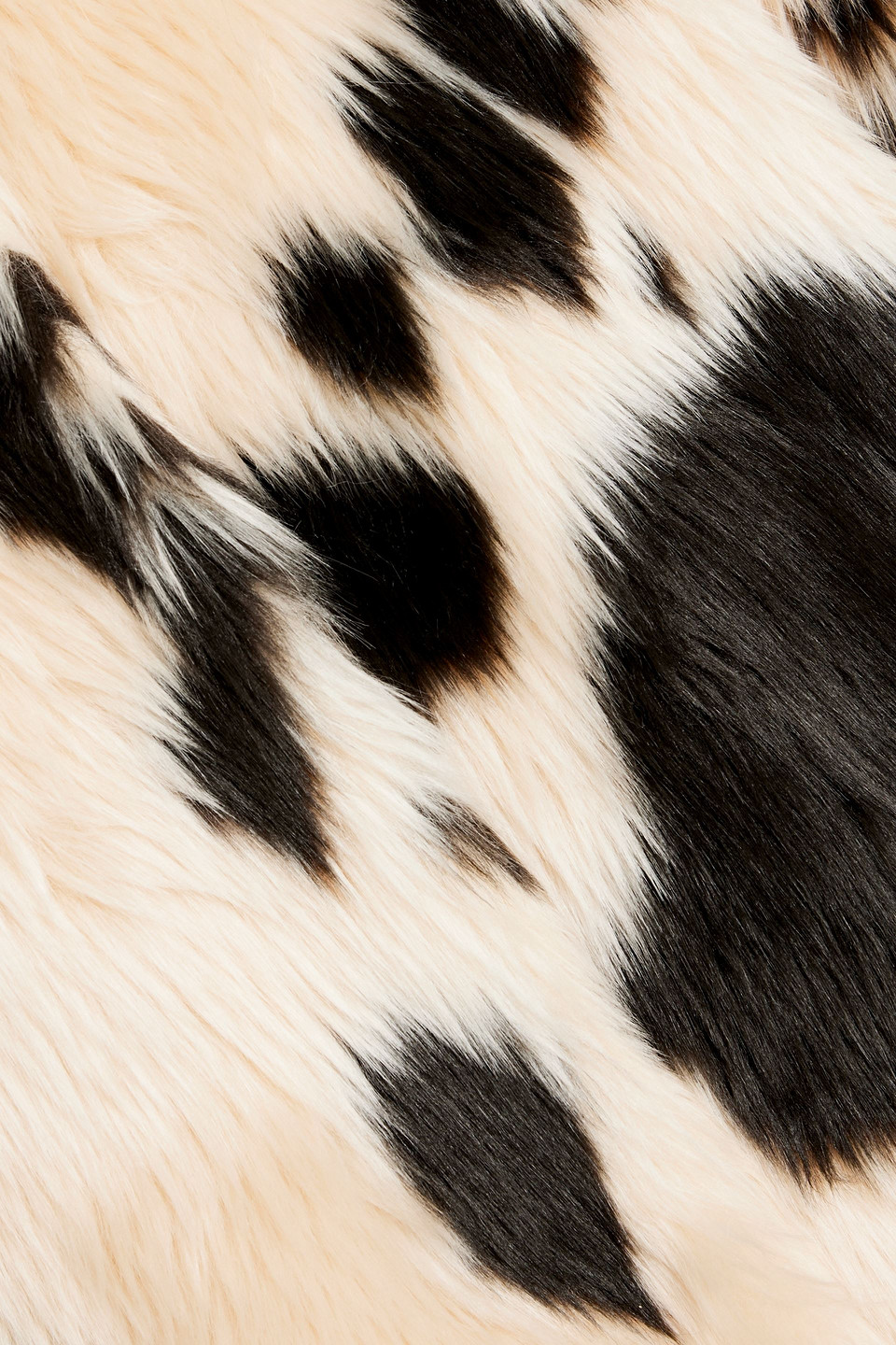Stand Studio Doona Printed Faux Fur Coat In Sand