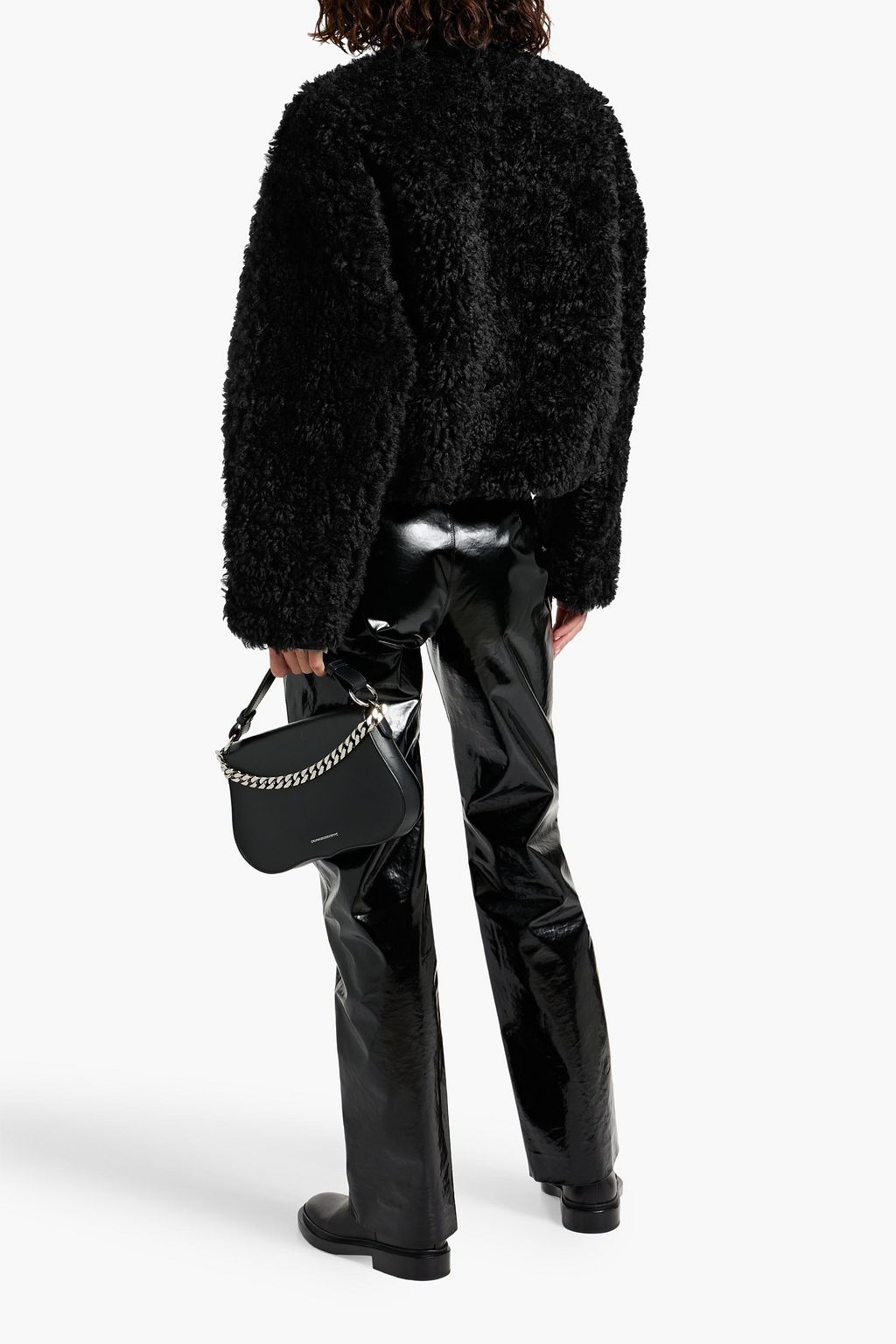 STAND STUDIO Charmaine reversible faux shearling jacket