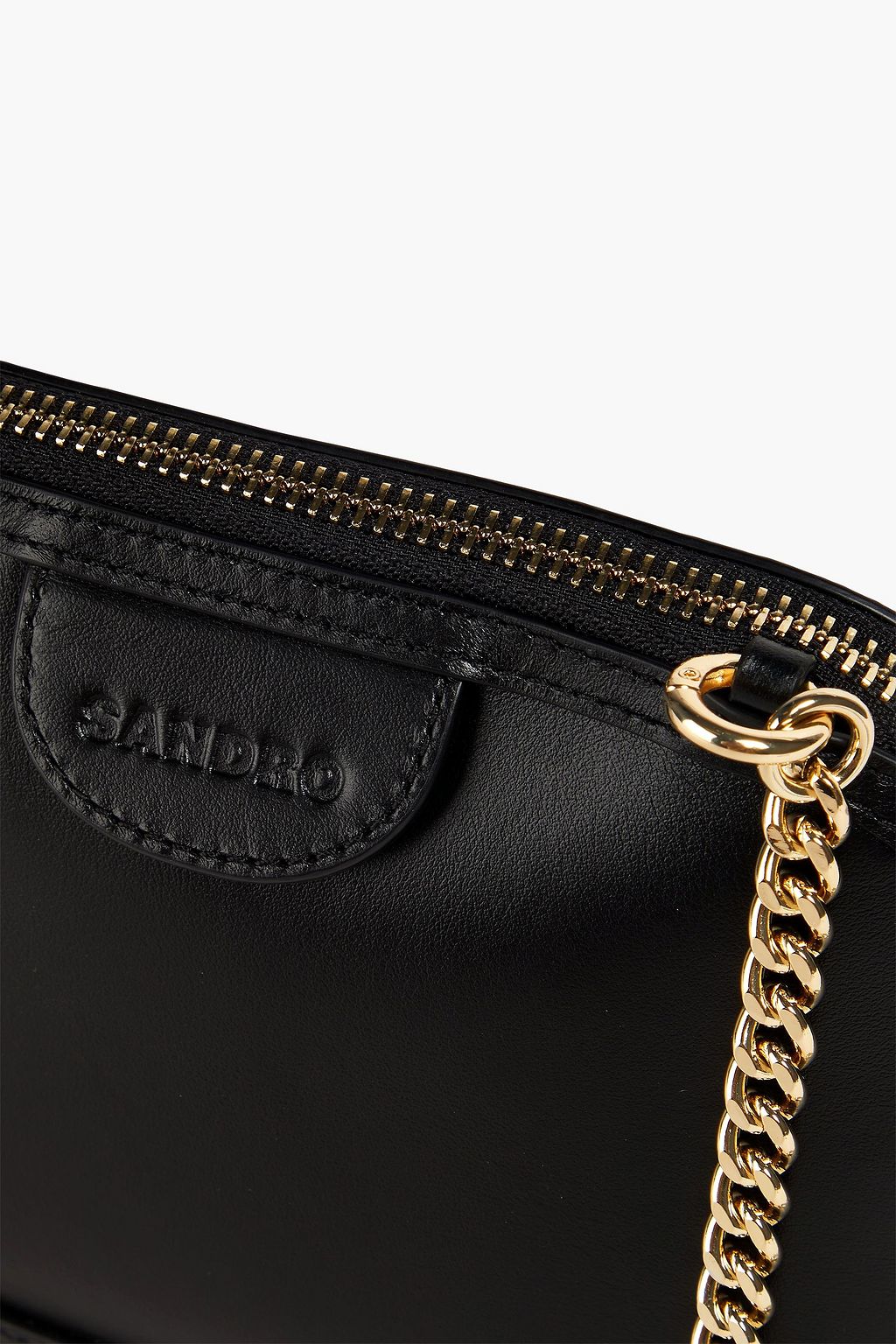 SANDRO Leather cross-body bag