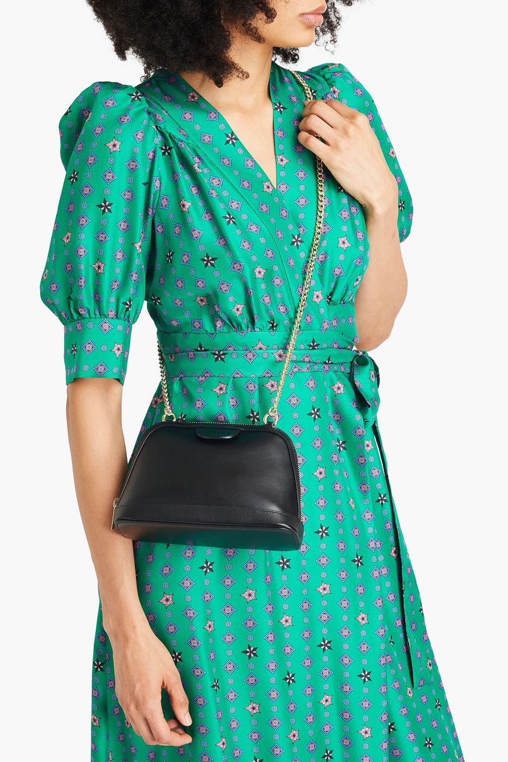 SANDRO Leather cross-body bag
