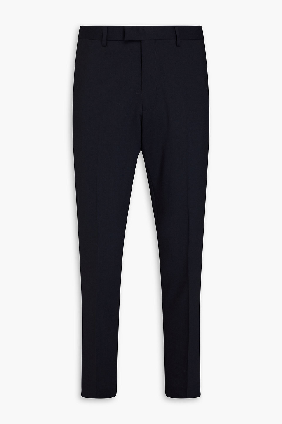 Sandro Tapered Wool-blend Pants In Black