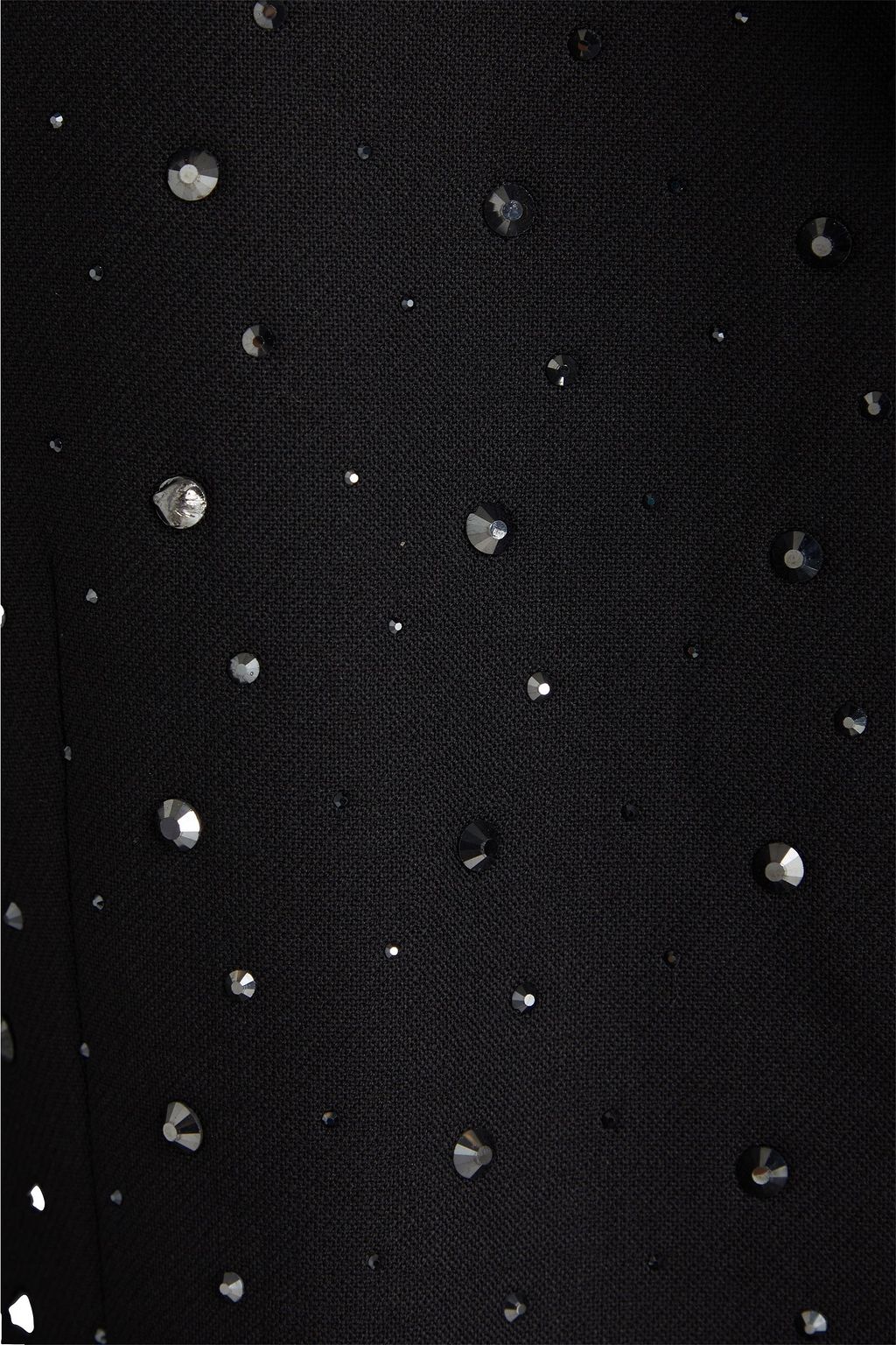 SANDRO Crystal-embellished twill blazer