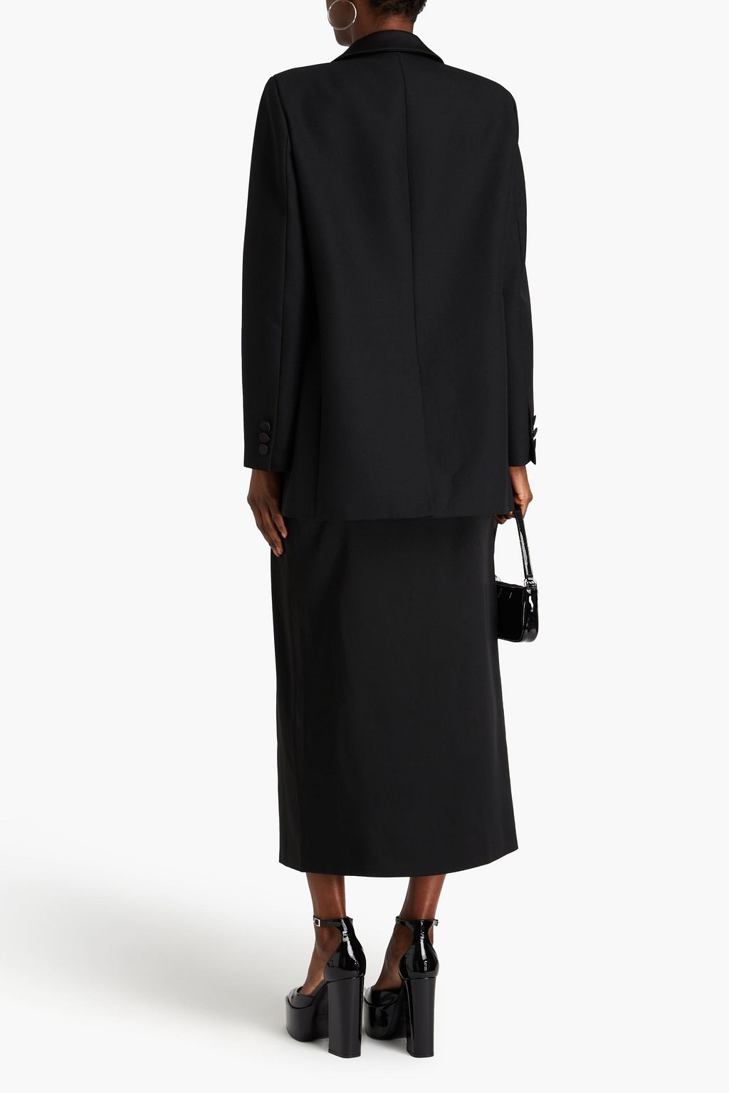 SANDRO Grain de poudre tuxedo jacket