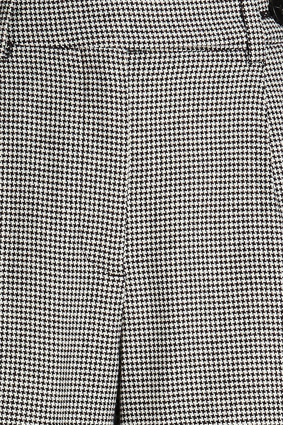 Maje Pleated Houndstooth Wide-leg Pants In Black