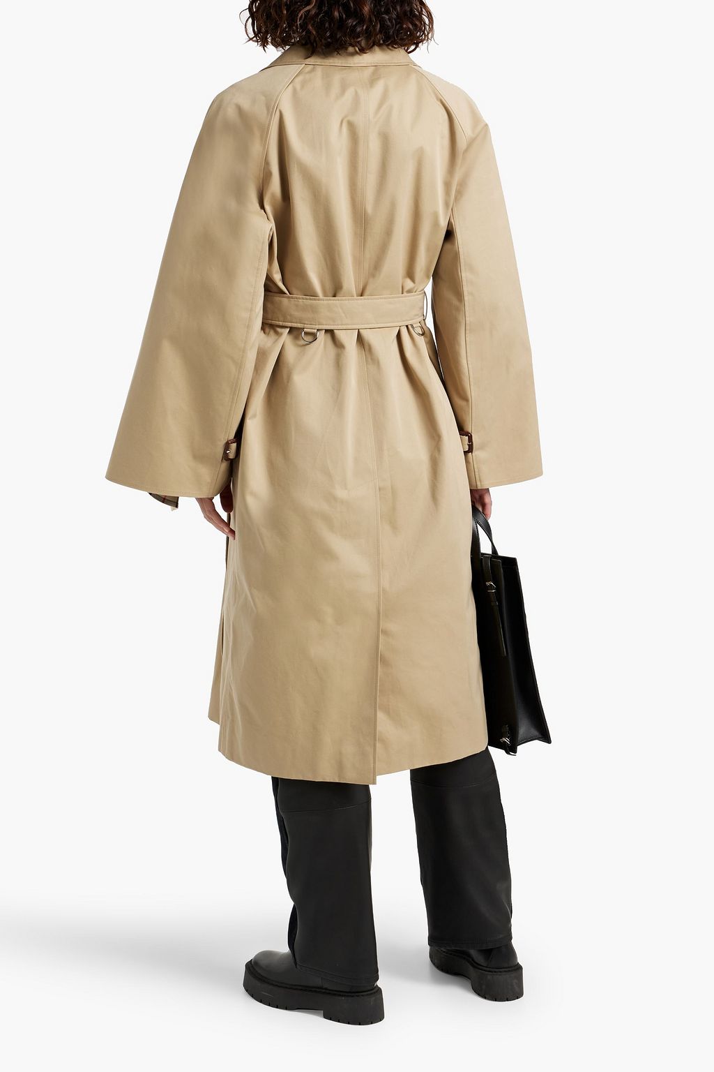 BURBERRY コットンギャバジン トレンチコート ケープ風