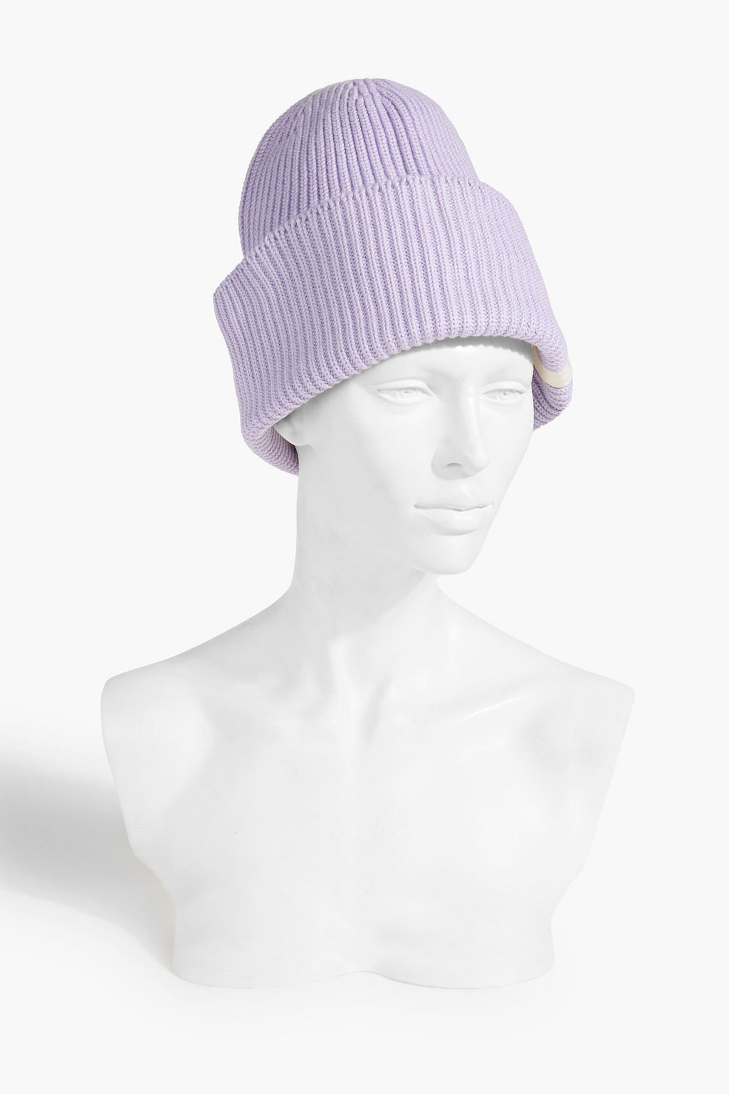 JACQUEMUS Pipa ribbed cotton beanie