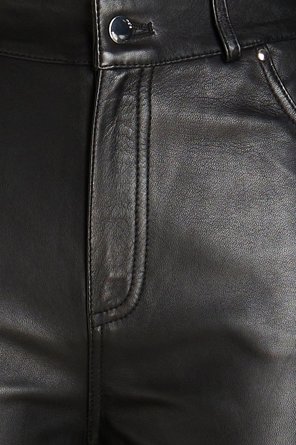MAJE Leather flared pants