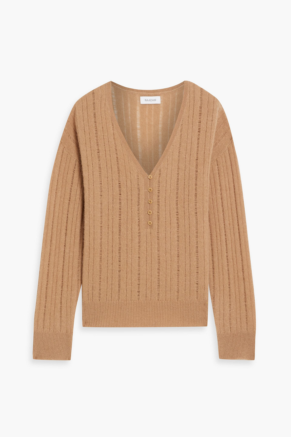 Naadam Ribbed Cashmere Sweater In Camel