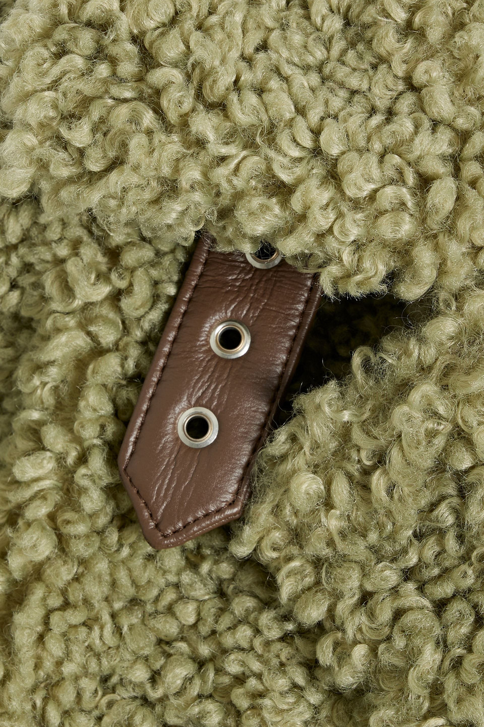 STAND STUDIO AUDREY FAUX SHEARLING JACKET