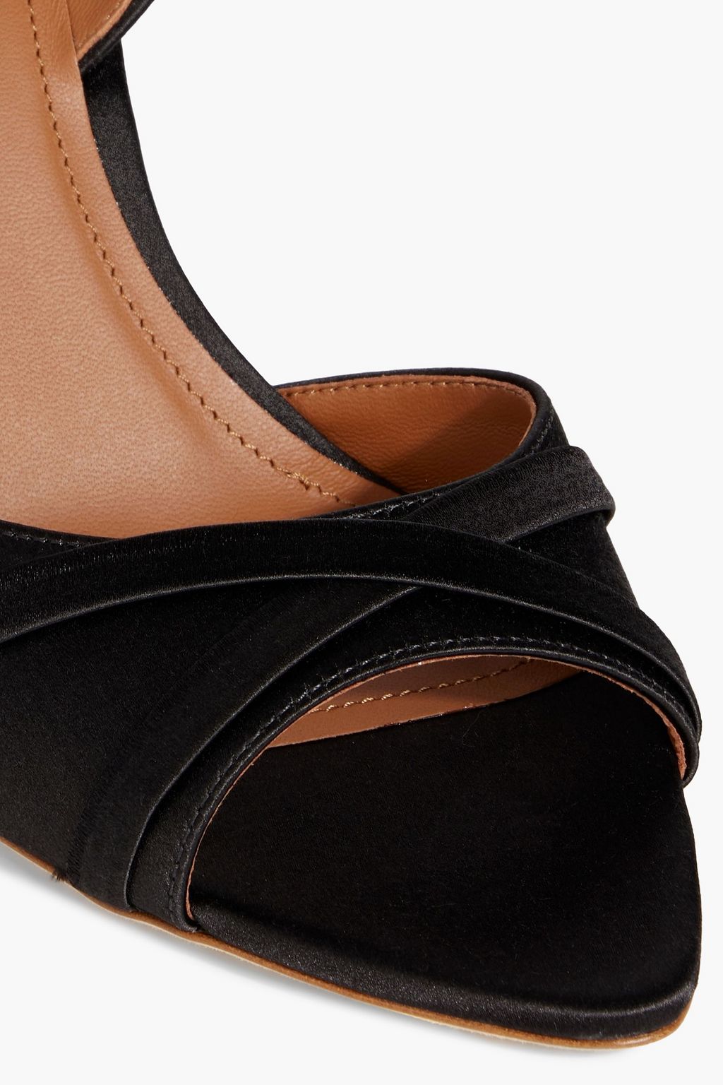 MALONE SOULIERS Joss 90 satin slingback sandals