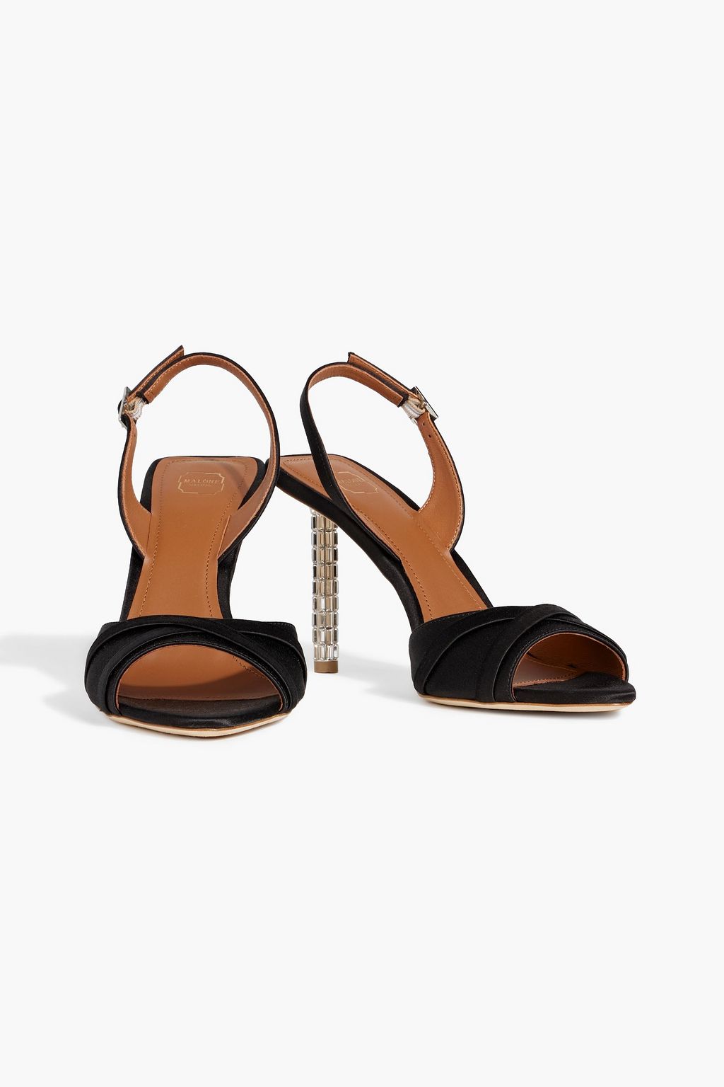 MALONE SOULIERS Joss 90 satin slingback sandals