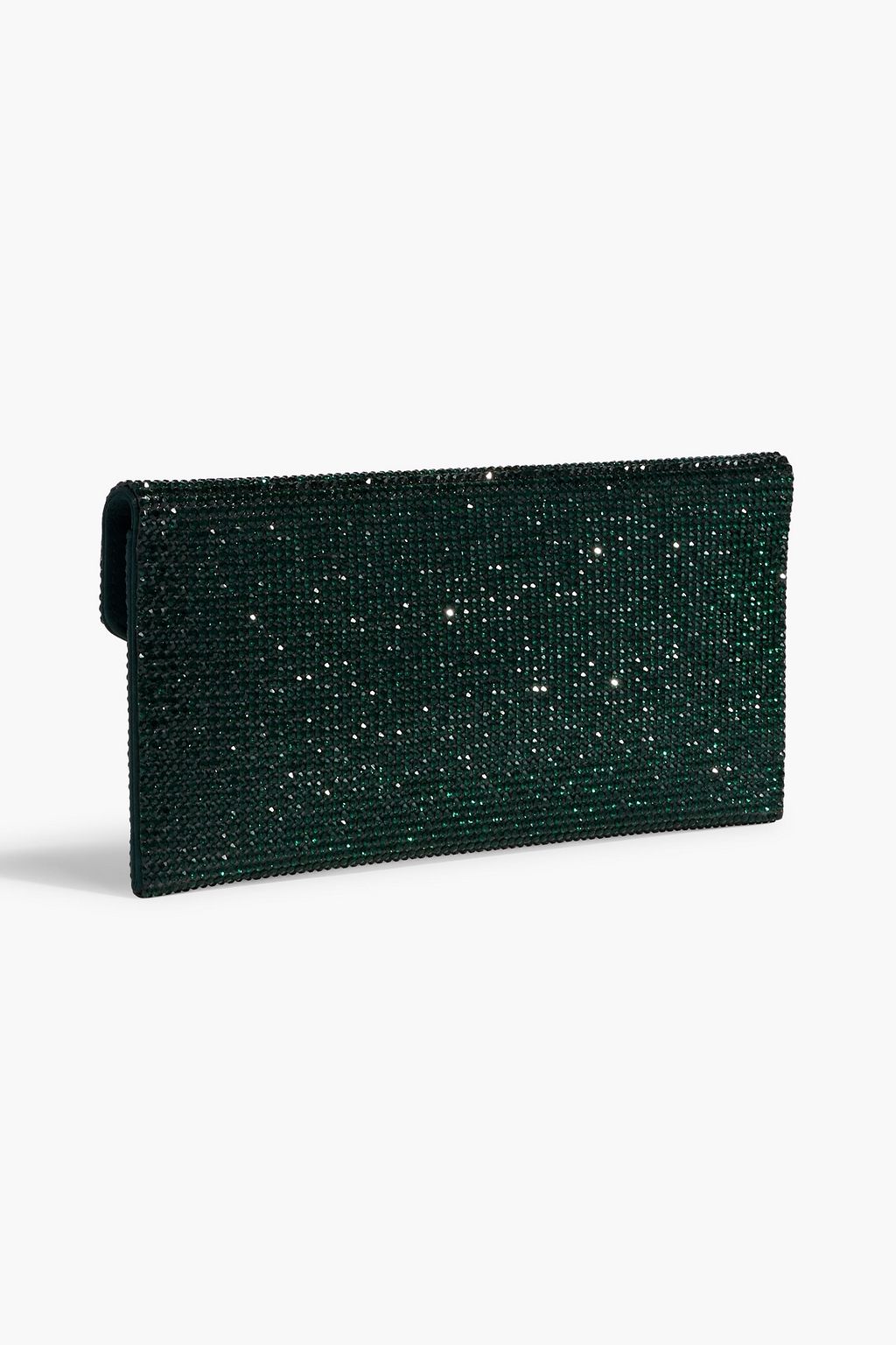 JUDITH LEIBER COUTURE Envelope Flap crystal-embellished clutch