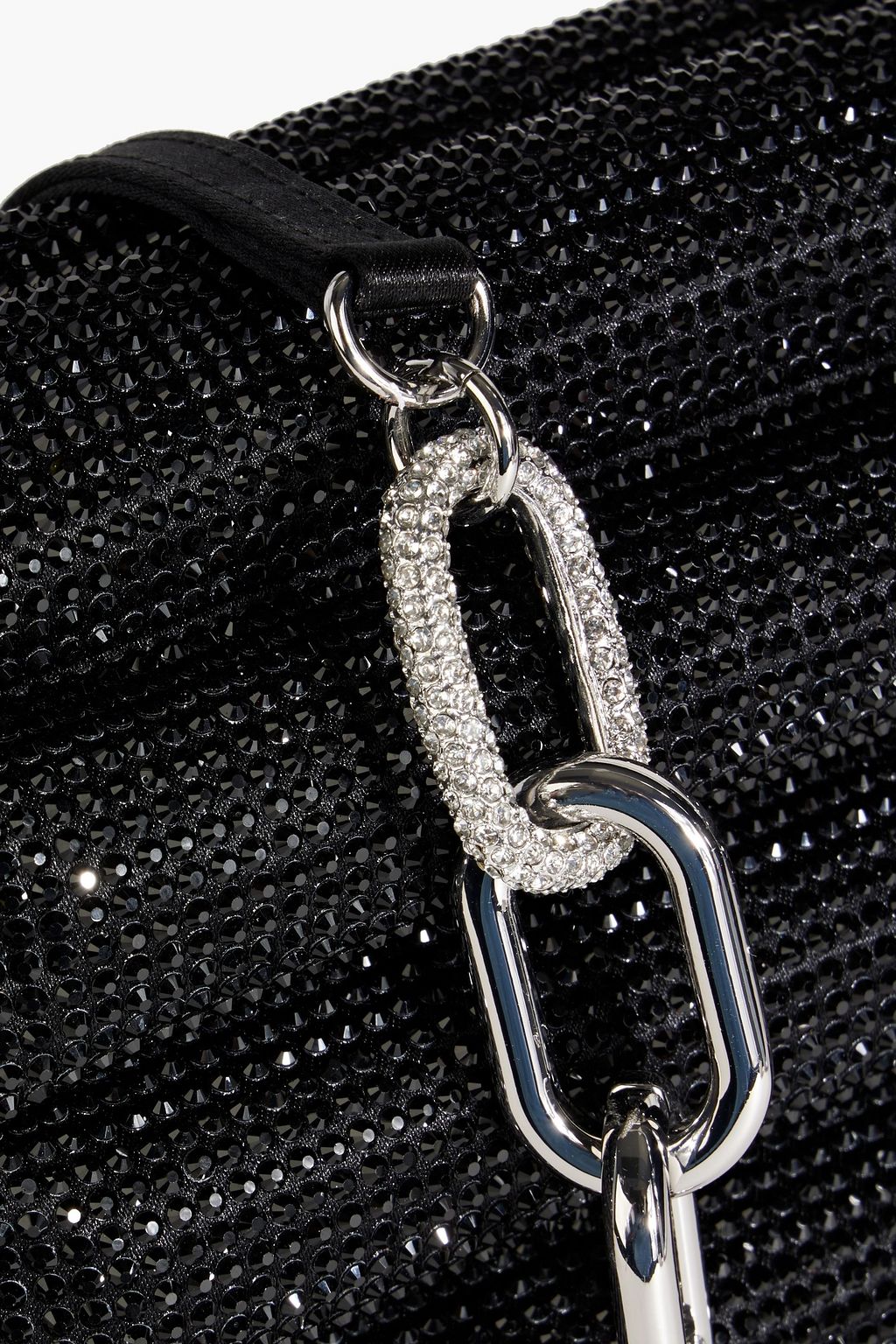 JUDITH LEIBER COUTURE Crystal Pillow embellished satin shoulder bag