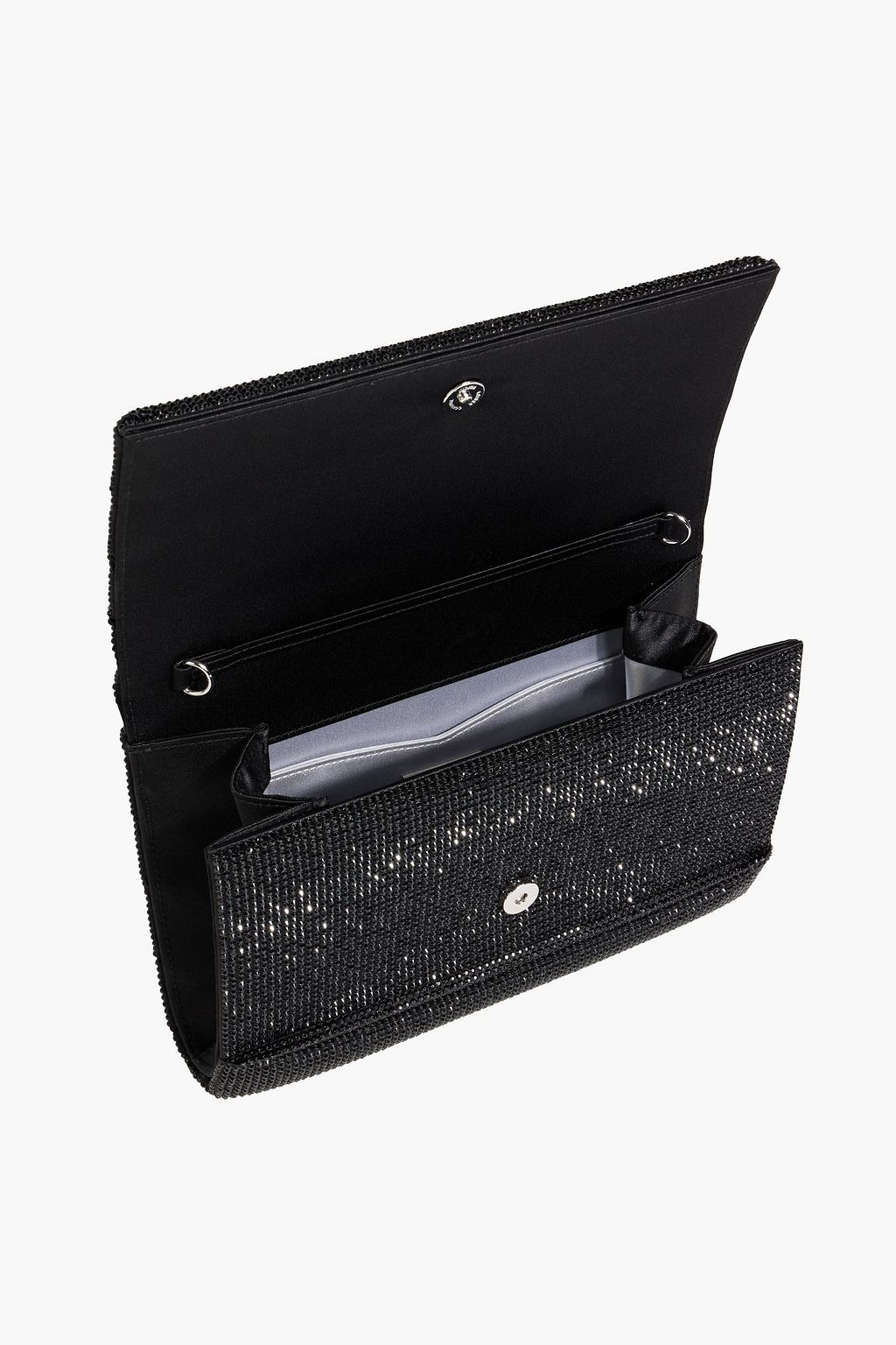 JUDITH LEIBER COUTURE Crystal Pillow embellished satin shoulder bag