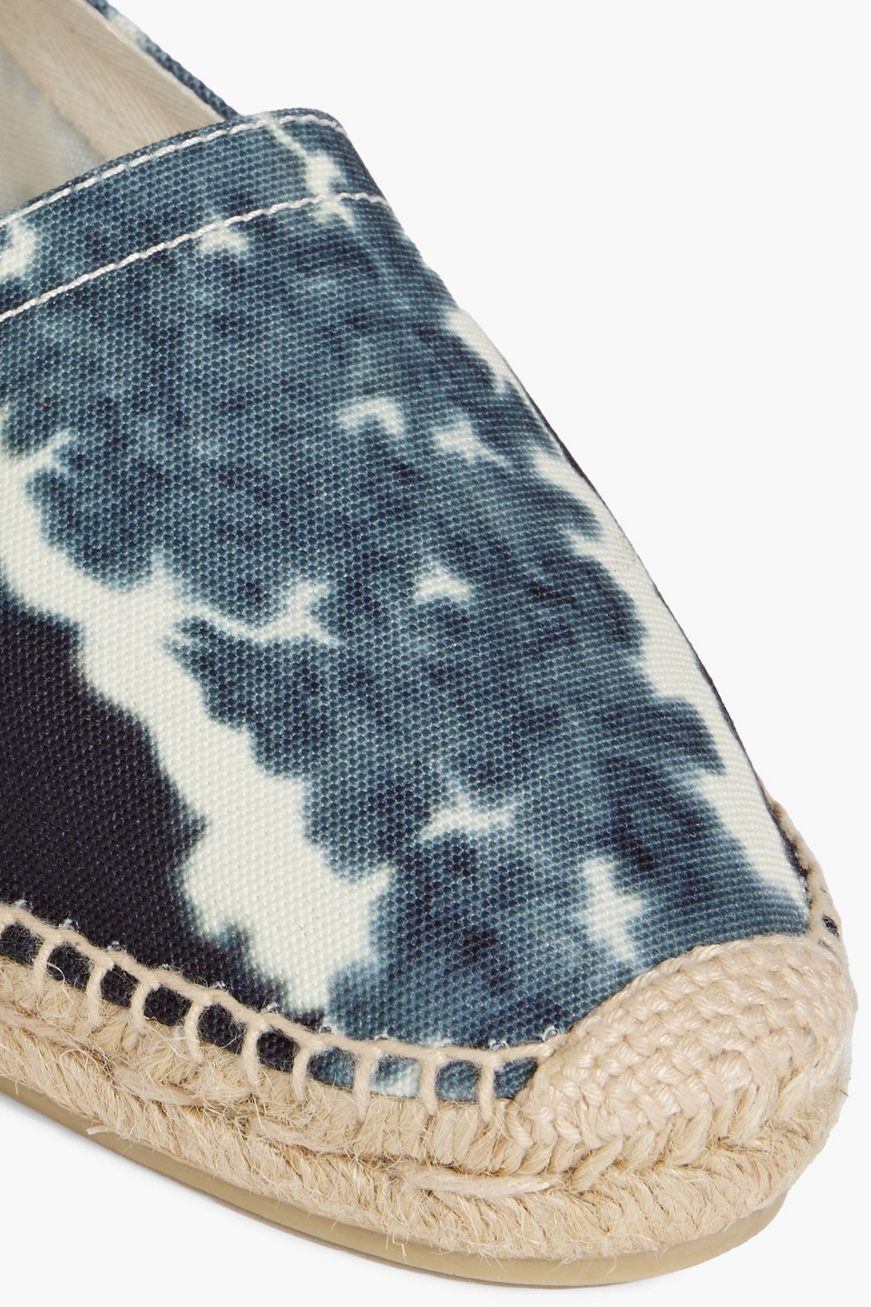 Altuzarra Carina Tie-dyed Canvas Espadrilles In Blue