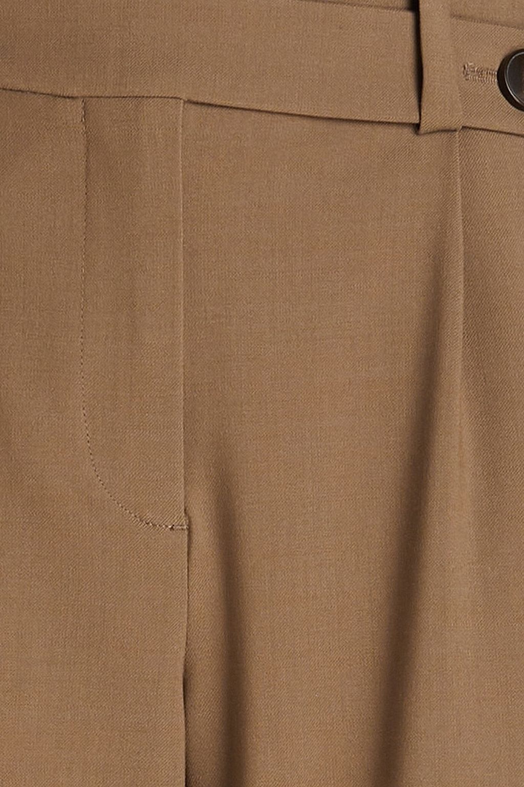 MAJE Pleated twill wide-leg pants