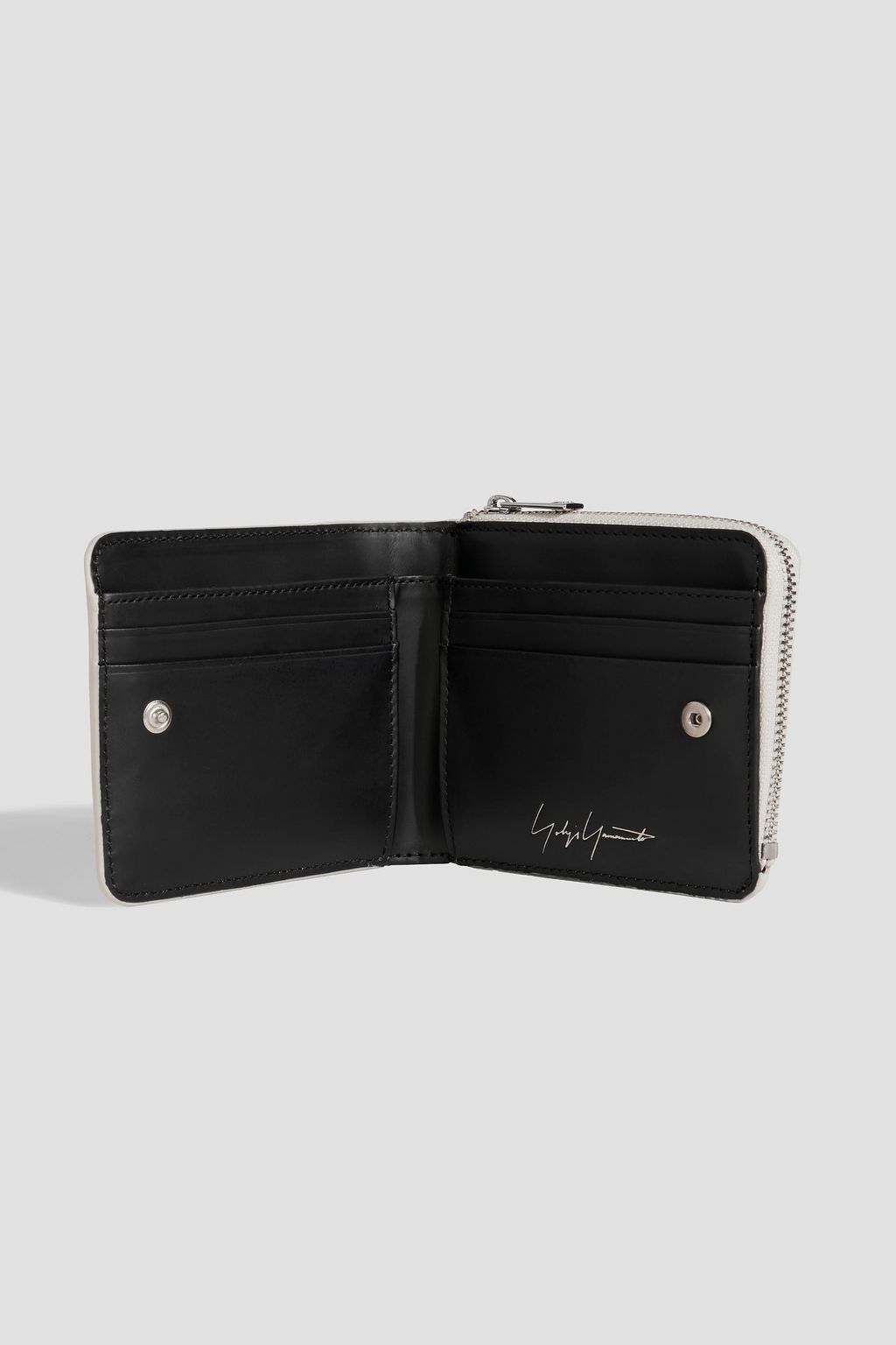 Y-3 Printed leather wallet