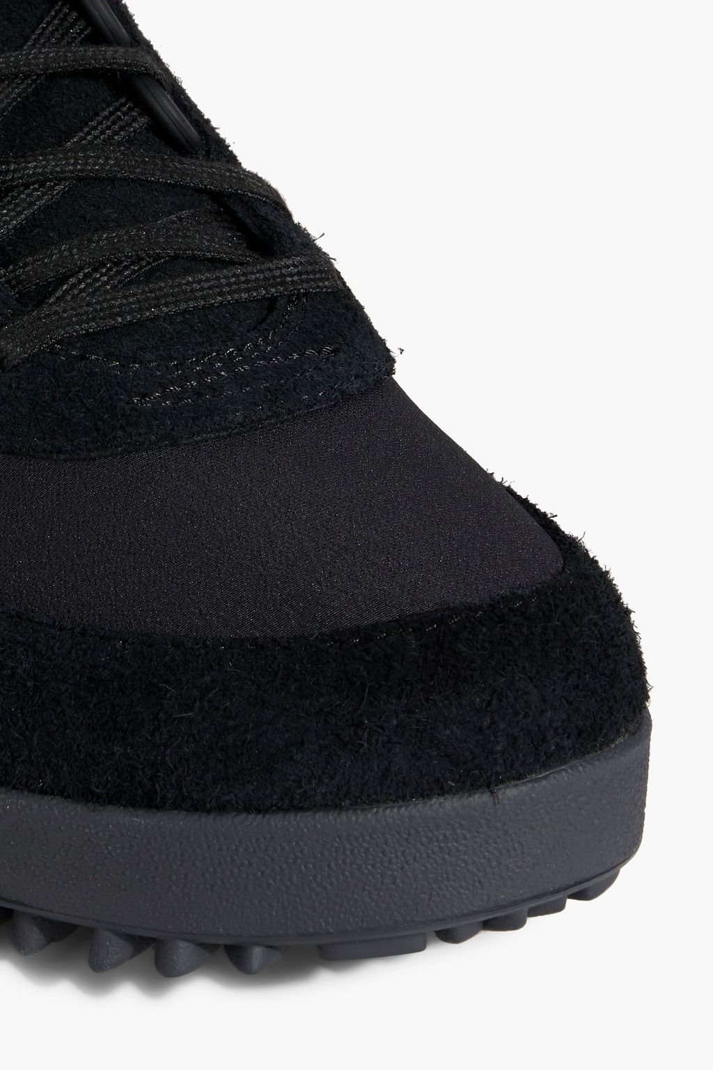 Y-3 Marathon TR shell, suede and leather sneakers