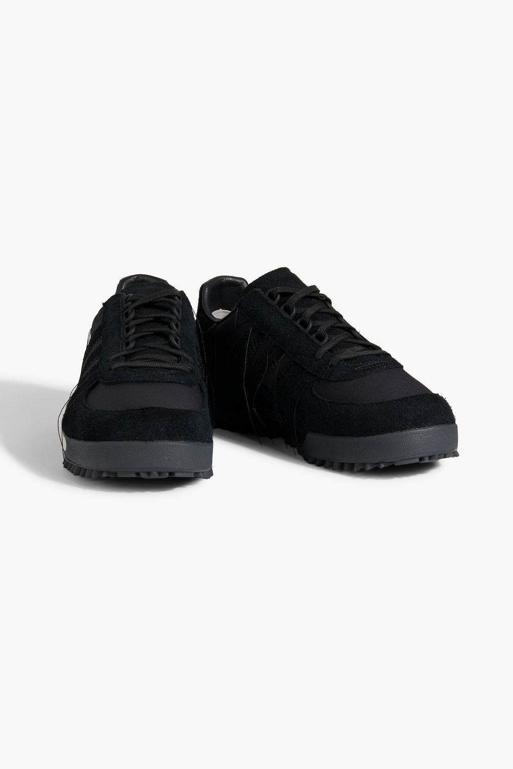 Y-3 Marathon TR shell, suede and leather sneakers