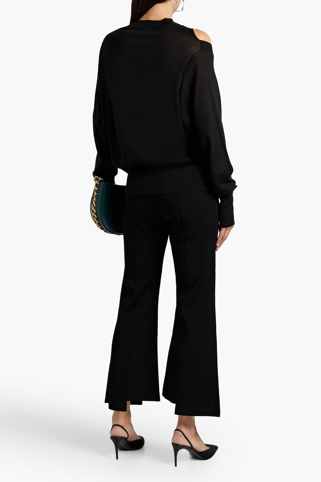 STELLA MCCARTNEY Stretch-knit kick-flare pants