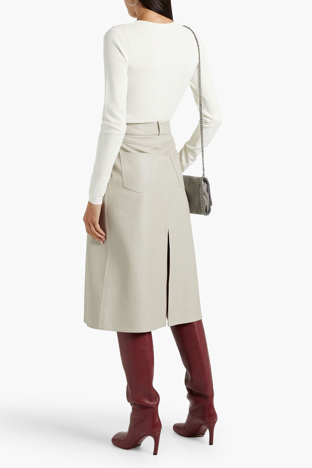 STELLA MCCARTNEY Cutout stretch-knit top