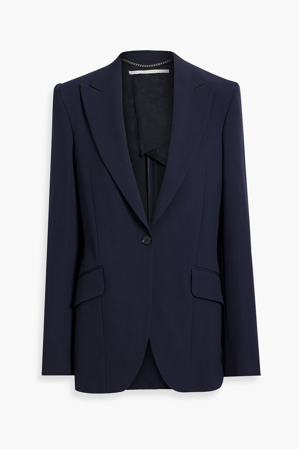 Stella Mccartney Twill Blazer In Navy