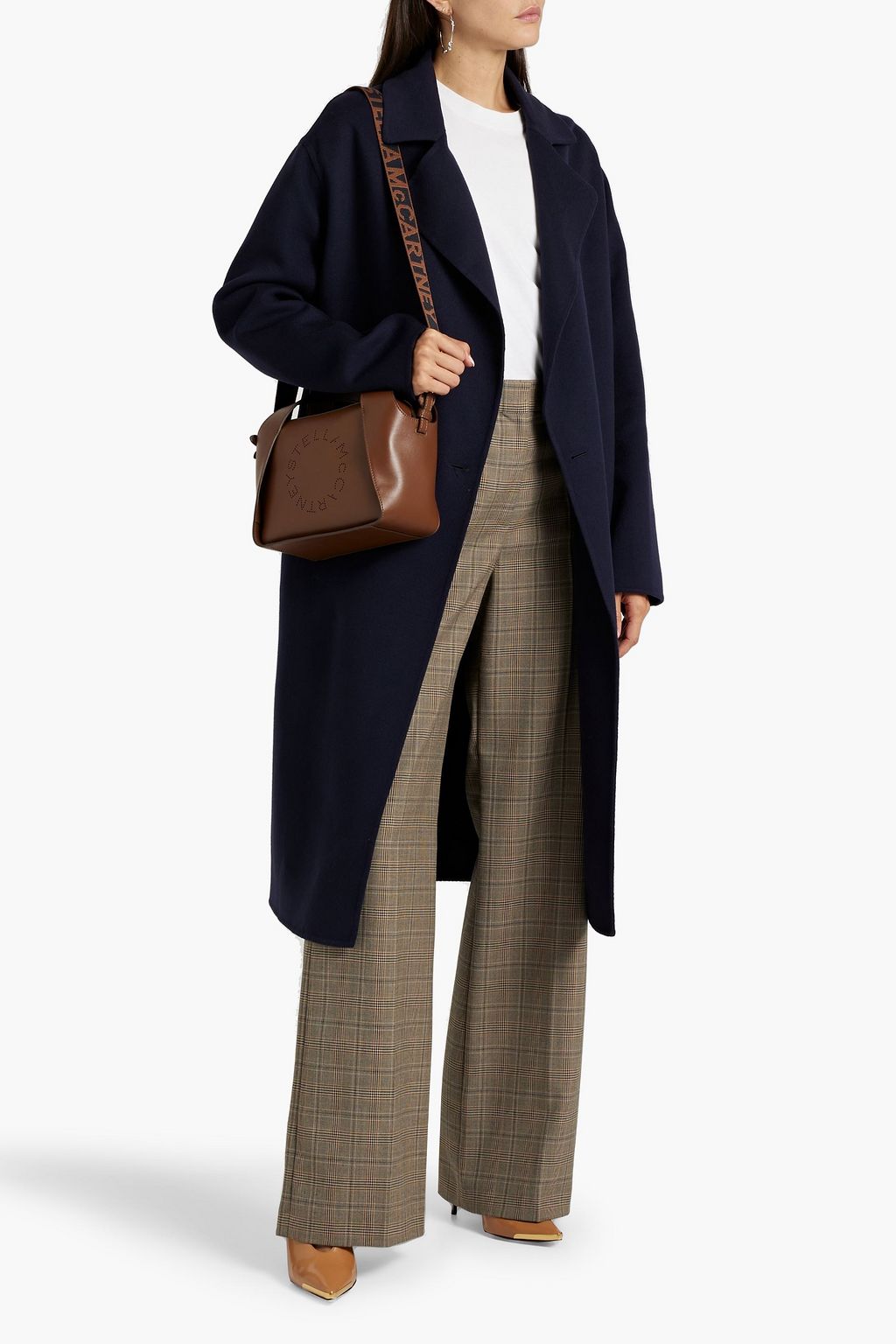STELLA MCCARTNEY Double-breasted wool-felt coat