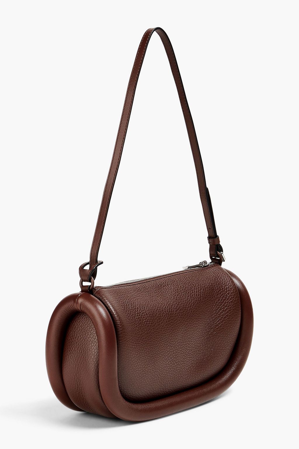 jw Anderson バンパーバッグ　ブラウン JW ANDERSON Bumper-15 pebbled-leather shoulder bag | THE OUTNET