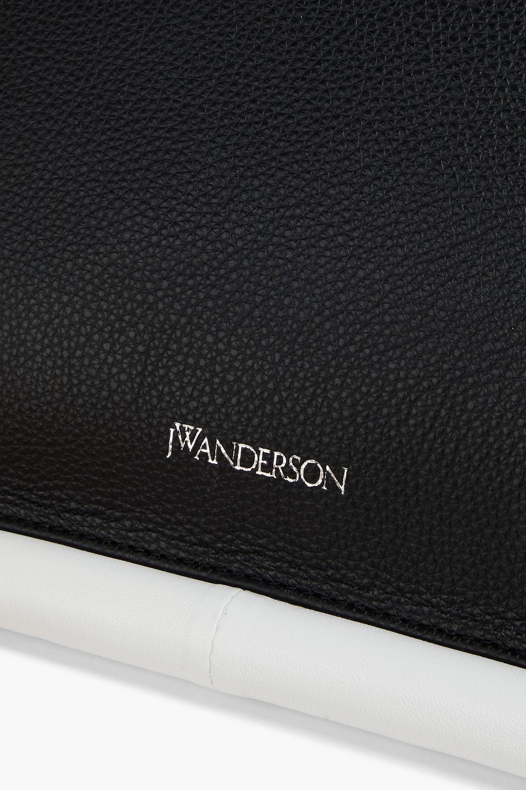 JW ANDERSON Two-tone pebbled-leather pouch