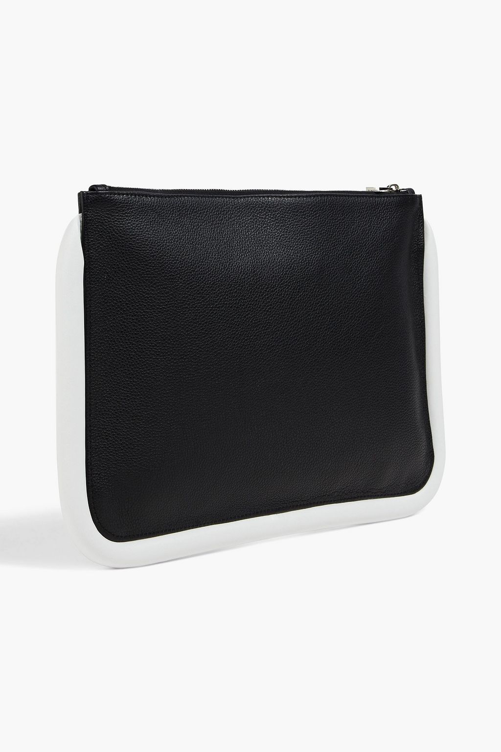JW ANDERSON Two-tone pebbled-leather pouch