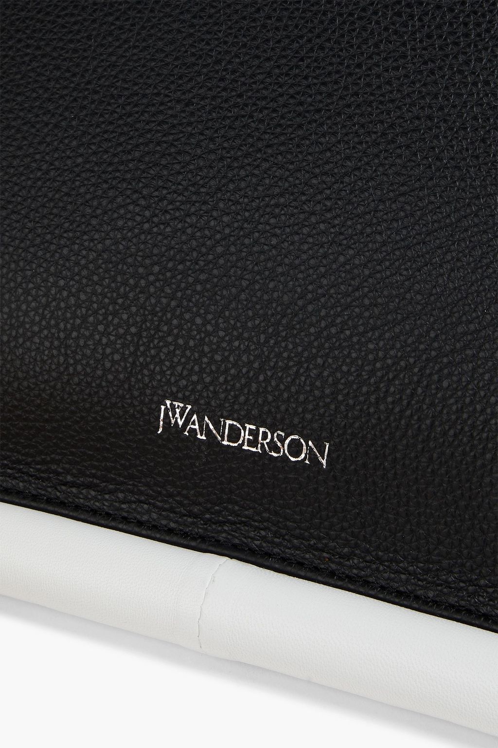 JW ANDERSON Two-tone pebbled-leather pouch